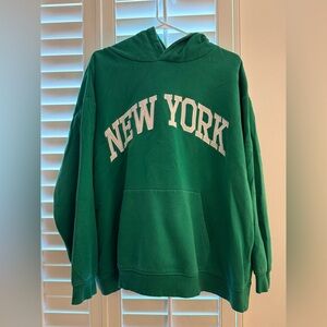 H&M Women’s Embroidered New York Hoodie
